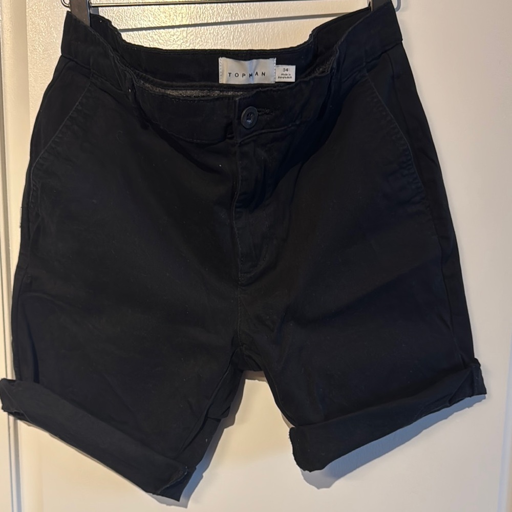 Topman Black men’s Casual Shorts